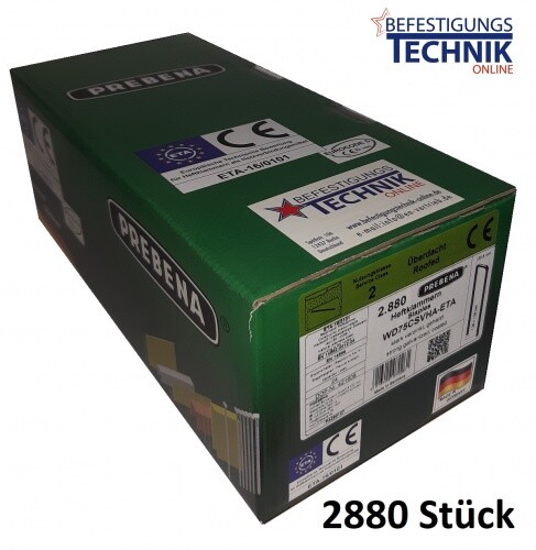 Prebena klammern 75csv - klammern, wd-75csv