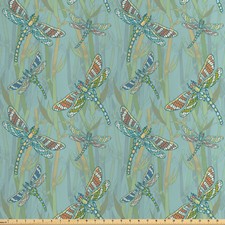 Libelle Satin Stoff als