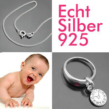 Mädchen Rubin Taufring rot