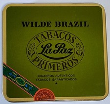 Zigarillodose Blechdose aus Messing Wilde Cigarillos Brazi-Type La Paz