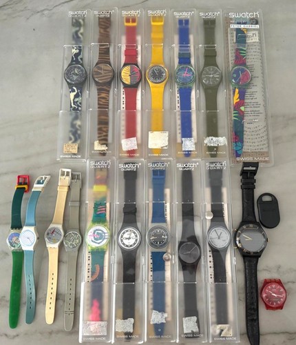 Swatch uhren vintage sammlung - swatch,