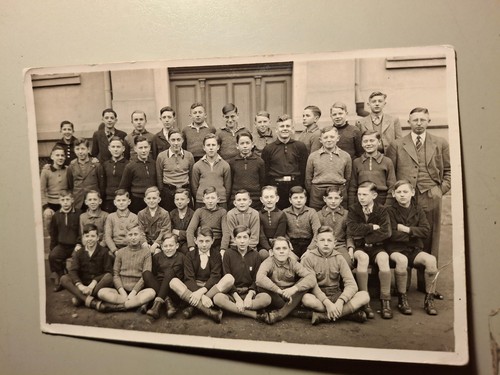 Altes foto vintage schüler - foto,