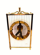 Rare! Tischuhr Kaminuhr KUNDO 6 Jewels - aus Opas Sammlung,MAGNETPENDEL!SELTEN!!