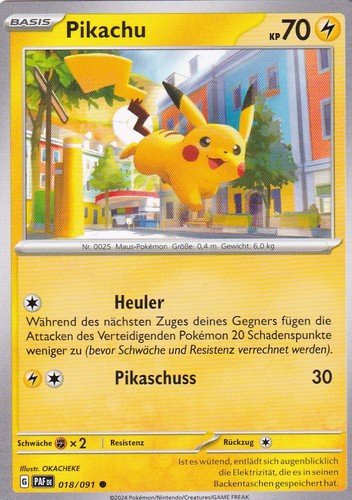 Pikachu 018 091 paldeas - pikachu, 018/091