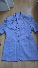 Blazer Anzugshose Gr. 40 Hell Lila Schulterposter Vintage Hosenanzug 