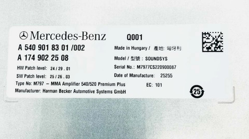 Mercedes benz burmester - mercedes,