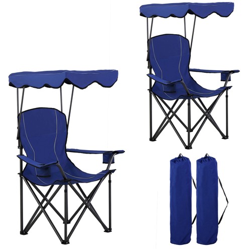 Camp chair with shade - camp, canopy
