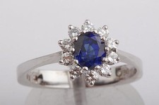 Ring Saphir Brillant Diamant