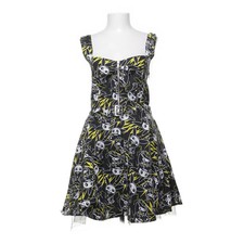 Cupcake Cult, Kleid, Größe: M, Schwarz/Gelb/Weiß #yty