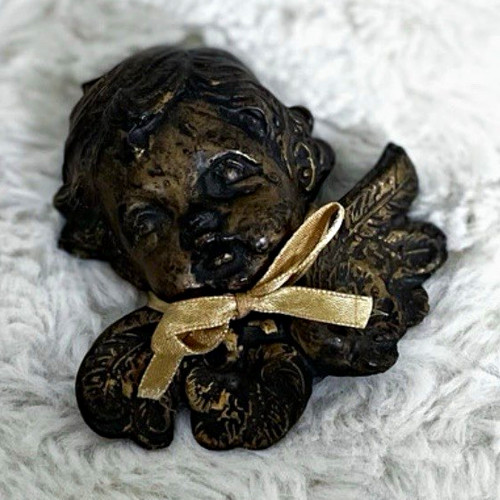 Engelkopf putto figur mit - engelkopf,