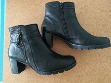 Leder Stiefeletten mit 1cm