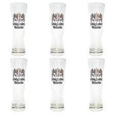 6x König Ludwig Bierglas