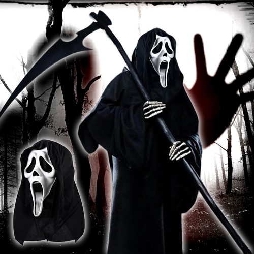 Halloween ghostface maske - halloween,