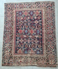 Antique kaukasischer Kazak Chichi Teppich caucasian azeri Rug, no Perser Kelim 