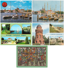 5 DDR Ansichtskarten /