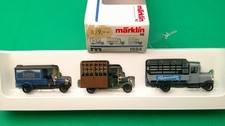 C19 Märklin H0 1884 Fahrzeug-Set 3x Oldtimer Lieferwagen OVP TOP