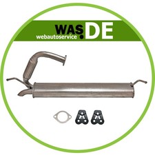 Endschalldämpfer Smart ForTwo Cabrio (451) 1.0 Turbo Auspuff Endtopf