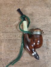 Original Wurzelholz Pfeife Rauchen Ulmer Herrenzimmer 1950