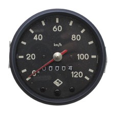 Tacho 100 mm 120 km/h schwarz