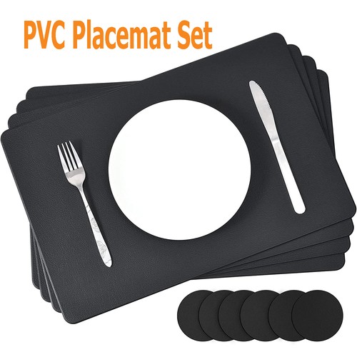 6pcs platzsets leder tischset - platzsets,