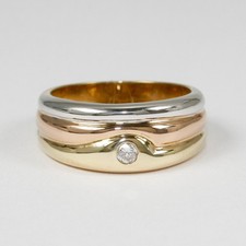 Ring 14 Karat 585  Weißgold