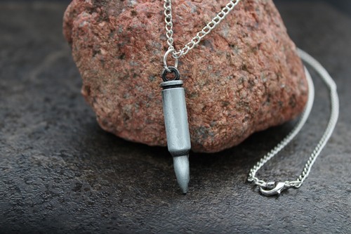 Halskette patrone munition - halskette,