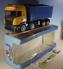 EMEK Finland 1/25 Scania R Hook Lift SKIP Tipper Absetzcontainer OVP #4099