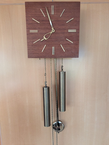 Vintage urgos pendel wanduhr - vintage,