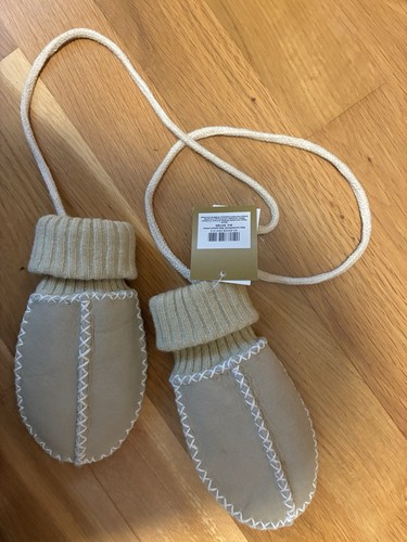 Baby lammfell fäustlinge - baby, neu