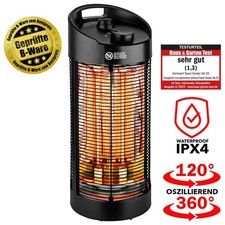 Heizstrahler Infrarot Standheizstrahler Terassenstrahler 1200 W 360 Grad B-Ware