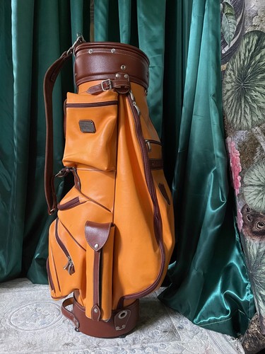 Golftasche standbag aus leder - aus,