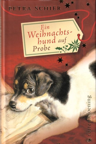Ein weihnachtshund auf - ein,