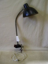 alte Schreibtischlampe Vintage Art Deco Design Werkstatt Lampe Schwanenhals