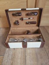 Vintage Zubehör Minibar Set Tragbar Wein Aktentasche Reiseset Geschenk