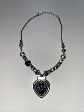 Modeschmuck Kette kurz Herz