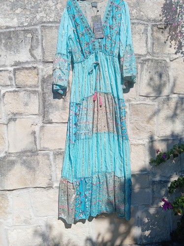 Maxikleid ind seide - ind.seide, size