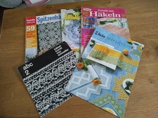 3 Zeitschriften +Filethäkeln Decken Blüten Gardinen Borten Spitzen  Häkeln 