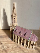 Vollmer H0 Kirche Stadtkirche Stuttgart fertig gebaut