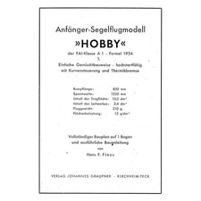 Bauplan Hobby Modellbauplan