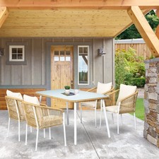 Outsunny 5-tlg. Rattan