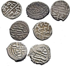 FITZ Türkiye Osmanen Ottoman Empire Lot 7x akce Mehmed II. bis Selim I. ~GYL175
