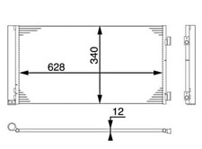 MAHLE Klimaanlage Kondensator