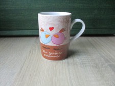 Domestic by Mäster  - Porzellan Kaffeebecher mit Vogel- Motiv