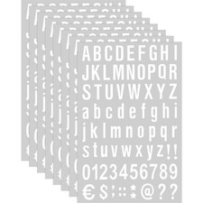 Klebebuchstaben Zahlen Set