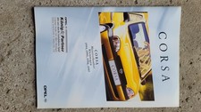 Opel Corsa Prospekt Broschüre