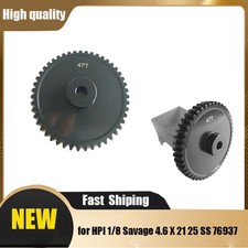 Harden Steel 47T Spur Main Gear for HPI 1/8 Savage 4.6 X 21 25 SS 76937 SDE