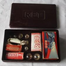 VEB RFT Rundfunk- und Fernmelde-Technik Glühbirnen Set im Bakelit Etui (110524)