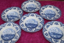 JOHNSON BROS ENGLAND OLD BRITAIN CASTLES TELLER TIEF für SUPPE SUPPENTELLER RAR