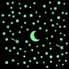 100 Leuchtsterne nachleuchtend