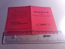 Alter kleiner Taschenkalender DDR Deutsche Bauernbank 1955